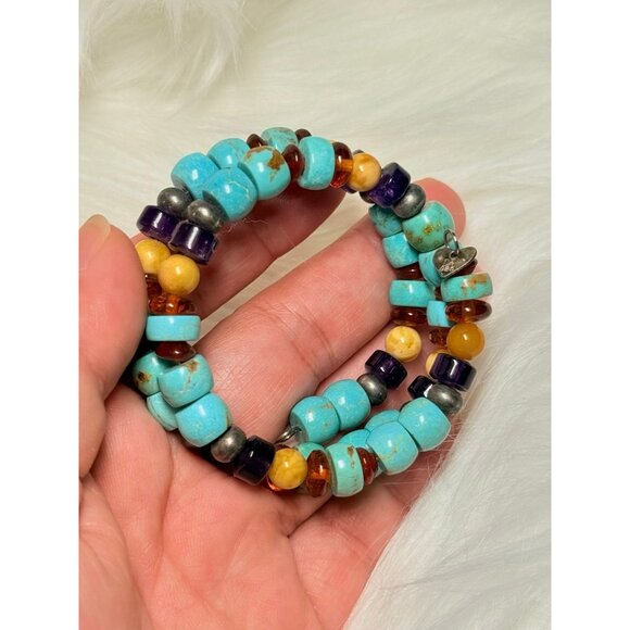 925 Wrap Multi-Stones Bracelet - Picture 4 of 6